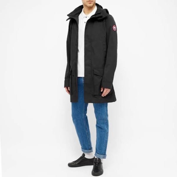 NWT Canada Goose Crew Trench Black - Picture 1 of 12